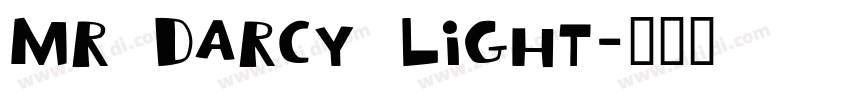 Mr Darcy Light字体转换